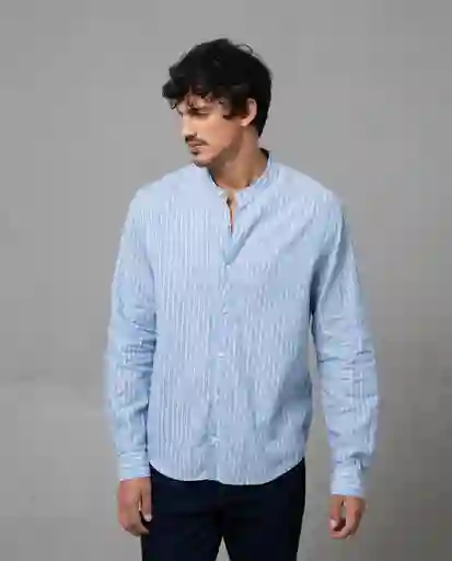Camisa Hombre Azul Talla L 112G003 Rifle