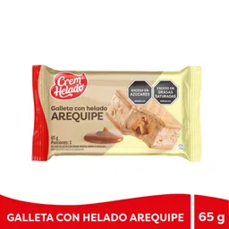 Crem Helado Galleta con Helado Sabor Arequipe