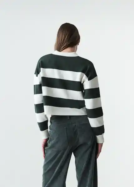 Tejido Mujer Verde Hidai Ultraoscuro Talla S 483G060 Naf Naf