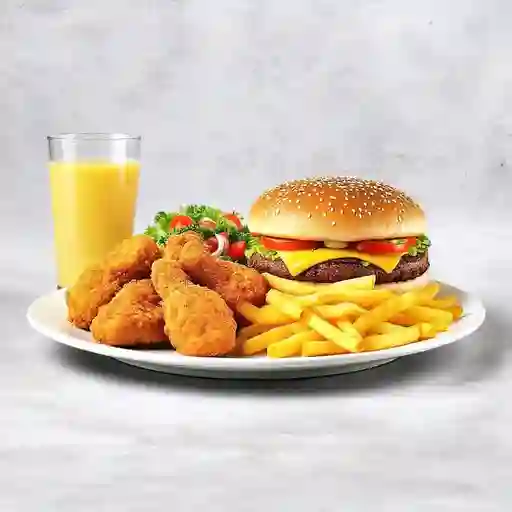 Nuggets Pechuga Alitas Hamburguesa