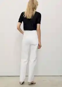 Jean Matilda Blanco Talla 38 Mujer Mango