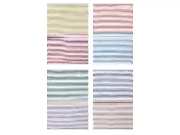 Set Paños Cocina Algodón Color Pastel Casaideas