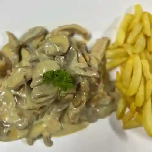 Pechuga con Champiñones