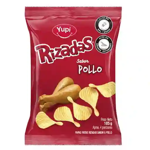 Yupi Pasaboca Papas Fritas Rizadas Pollo