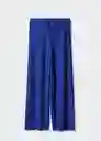 Pantalón Candy Azul Talla 18 Mujer Mango