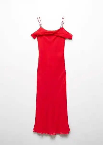 Vestido Cuarzo Rojo Talla 18 Niñas Mango