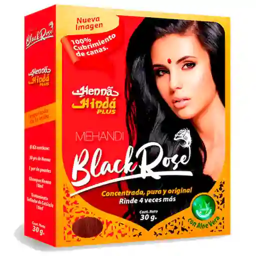 Black Rose Henna Tratamiento Capilar Caoba Cobrizo