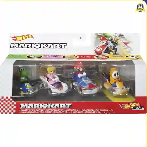 Mario Kart Juguete Pack Shy Guy Amarillo