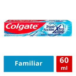 Colgate Crema Dental Triple Acción Xtra Blancura 60 mL