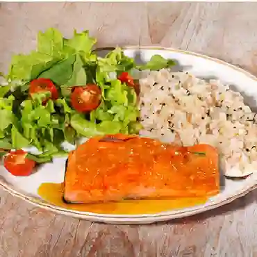 Salmón Glaseado