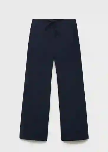 Pantalón Fiocco Navy Talla S Mujer Mango