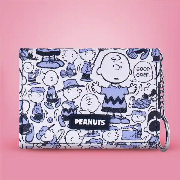 Billetera Snoopy Colorful Life Charly Brown Multiprint Miniso