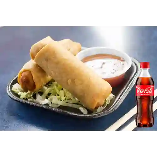 Combo Egg Rolls + Coca Cola Original