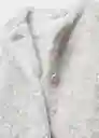Abrigo Boni Gris Claro Vigore Talla 69 Niña Mango