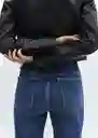 Jean Claudia Tejano Oscuro Talla 32 Mujer Mango