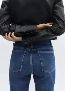 Jean Claudia Tejano Oscuro Talla 32 Mujer Mango