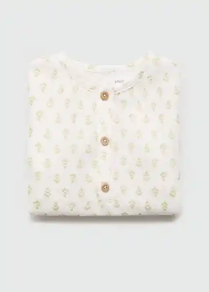 Camisa Darcy Verde Talla 61 Niños Mango