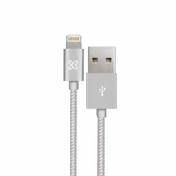 Klip Extreme Cable Lightning a Usb 1.6 ft 0.5 m Plateado