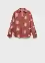 Camisa Flora Caldero Talla XS Mujer Mango
