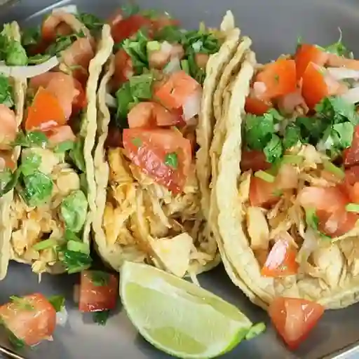 Tacos de pollo x2