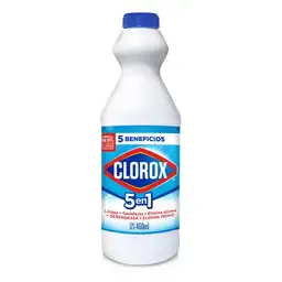 Blanqueador Líquido 5 en 1 Clorox Original Botella 460 mL