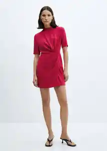 Vestido Hannah Fucsia Talla XL Mujer Mango