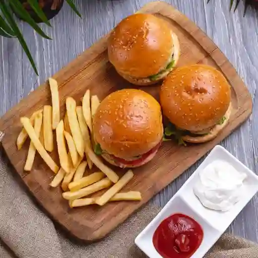 3 Hamburguesas cicilia