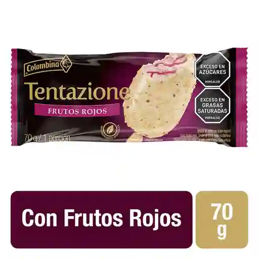 Colombina Paleta Tentazione Frutos Rojos 