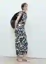 Falda Merci Crudo Talla XS Mujer Mango