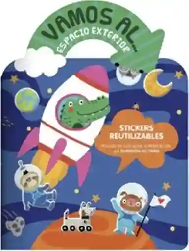 Libro Infantil Espacio Exterior Con Stickers