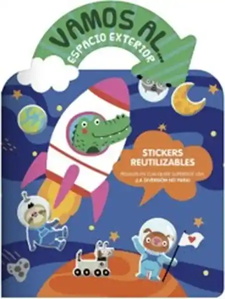 Libro Infantil Espacio Exterior Con Stickers