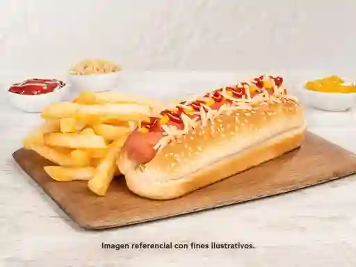 Perro Americano con Papas