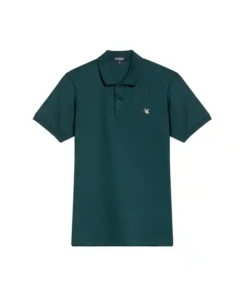 Camiseta Polo Muscle Verde Ponderosa Ultraoscuro S Chevignon