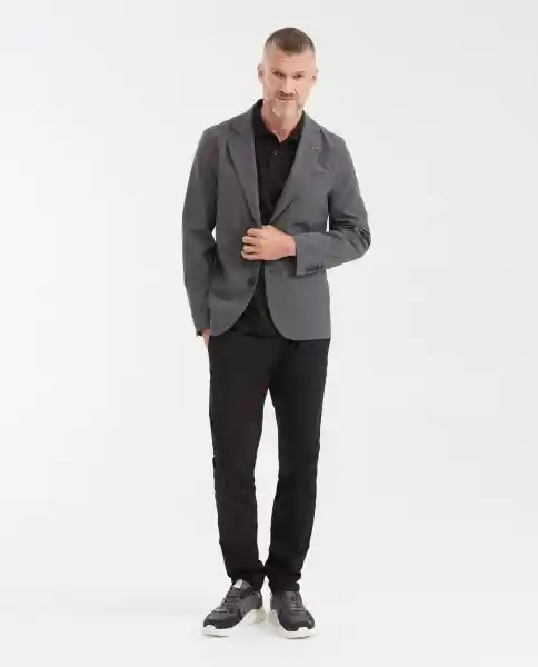 Blazer Tech Gris Imán Oscuro Talla L Chevignon