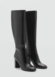 Botas Harrison Negro Talla 38 Mujer Mango