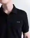 Polo Hombre Negro Talla M 809G000_NEG194004 Americanino