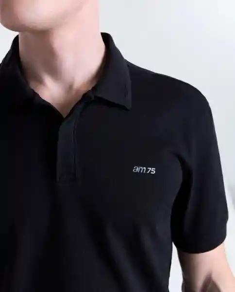 Polo Hombre Negro Talla M 809G000_NEG194004 Americanino