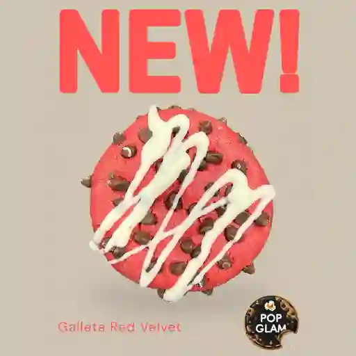 Galleta cookie red velvet