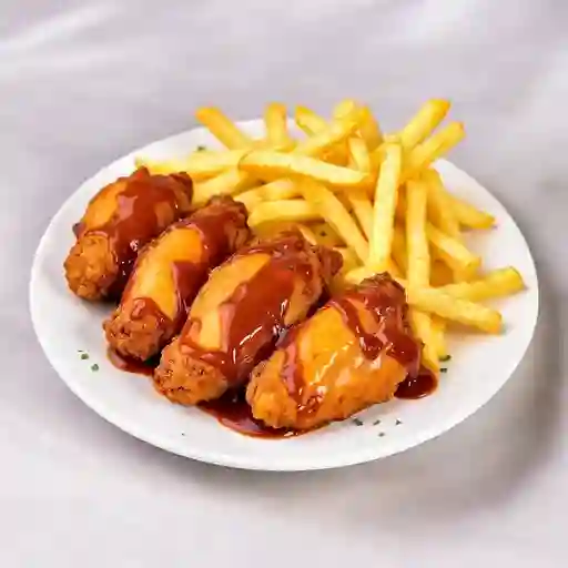 Alitas bbq 2 personas (10 piezas.)