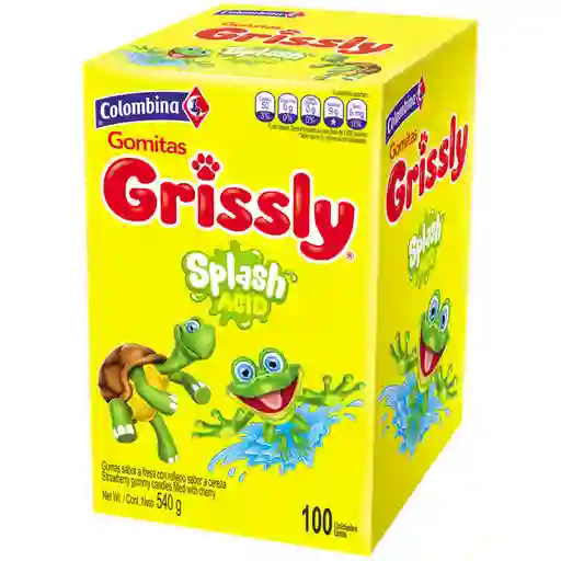 Grissly Gomitas Rellenas Splash Acid
