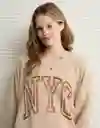 Buzos Mujer Beige Talla Small 2797864 American Eagle