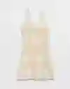 Vestido Aerie Beige Talla: MEDIUM 1907109 American Eagle
