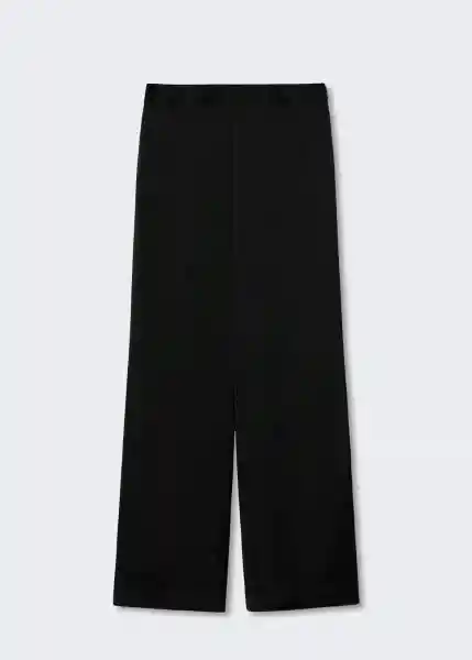 Pantalón Laila-W Negro Talla M Mujer Mango