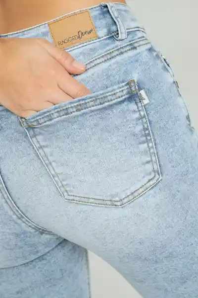 Jean Skinny Nilo Color Azul Claro Talla 12 Ragged