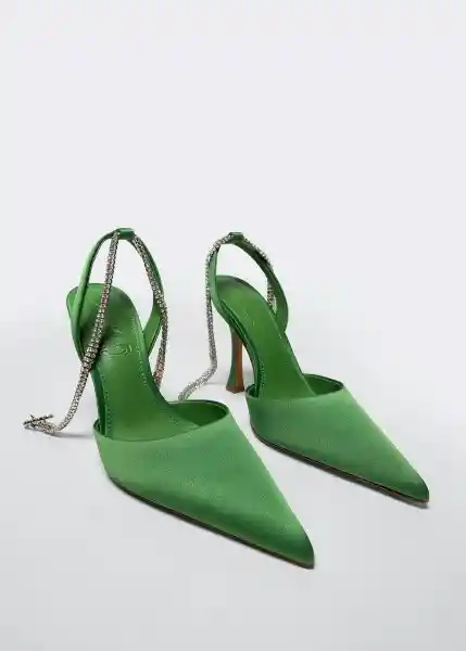 Zapato Trashy Verde Talla 42 Mujer Mango