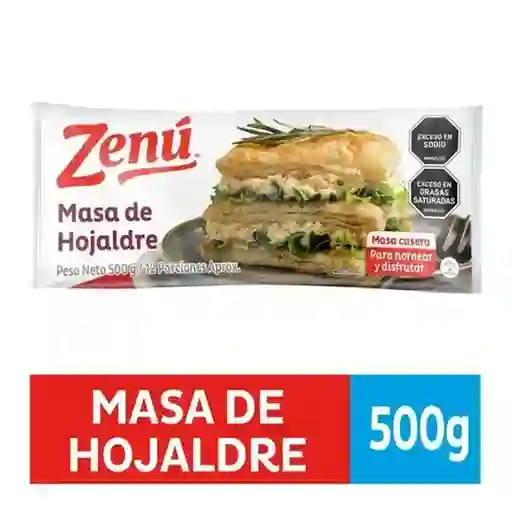 Zenú Masa de Hojaldre Para Hornear