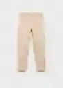 Pantalón Perú Beige Talla 10 Niños Mango