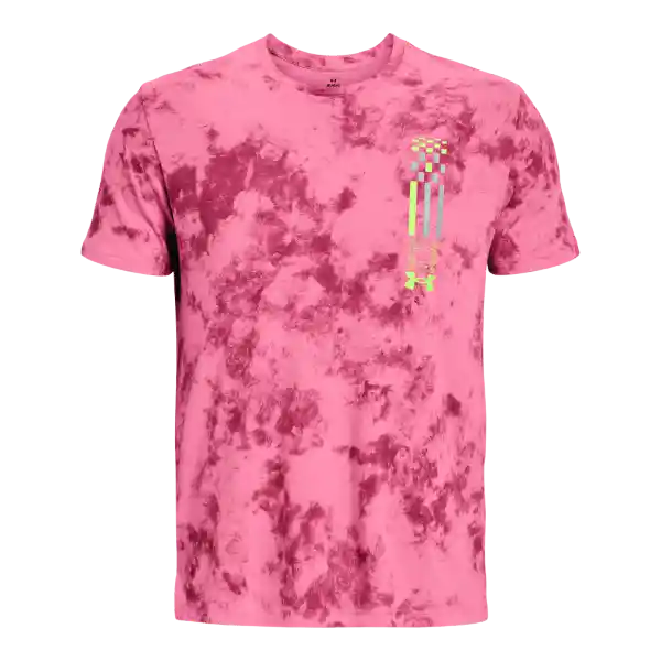 Under Armour Camiseta Run Anywhere T Hombre Rosado Talla MD