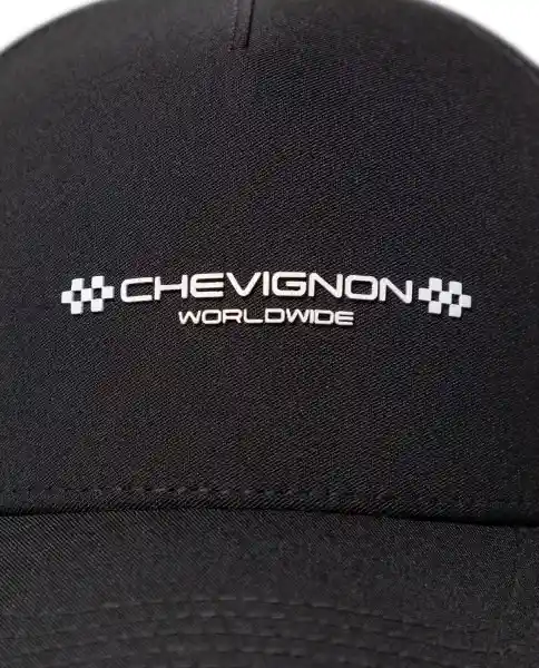 Gorra Ch Mesh Unisex Negro Sombrio Ultra Oscuro T. M Chevignon