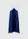 Vestido Susane Azul Talla Xl Mujer Mango